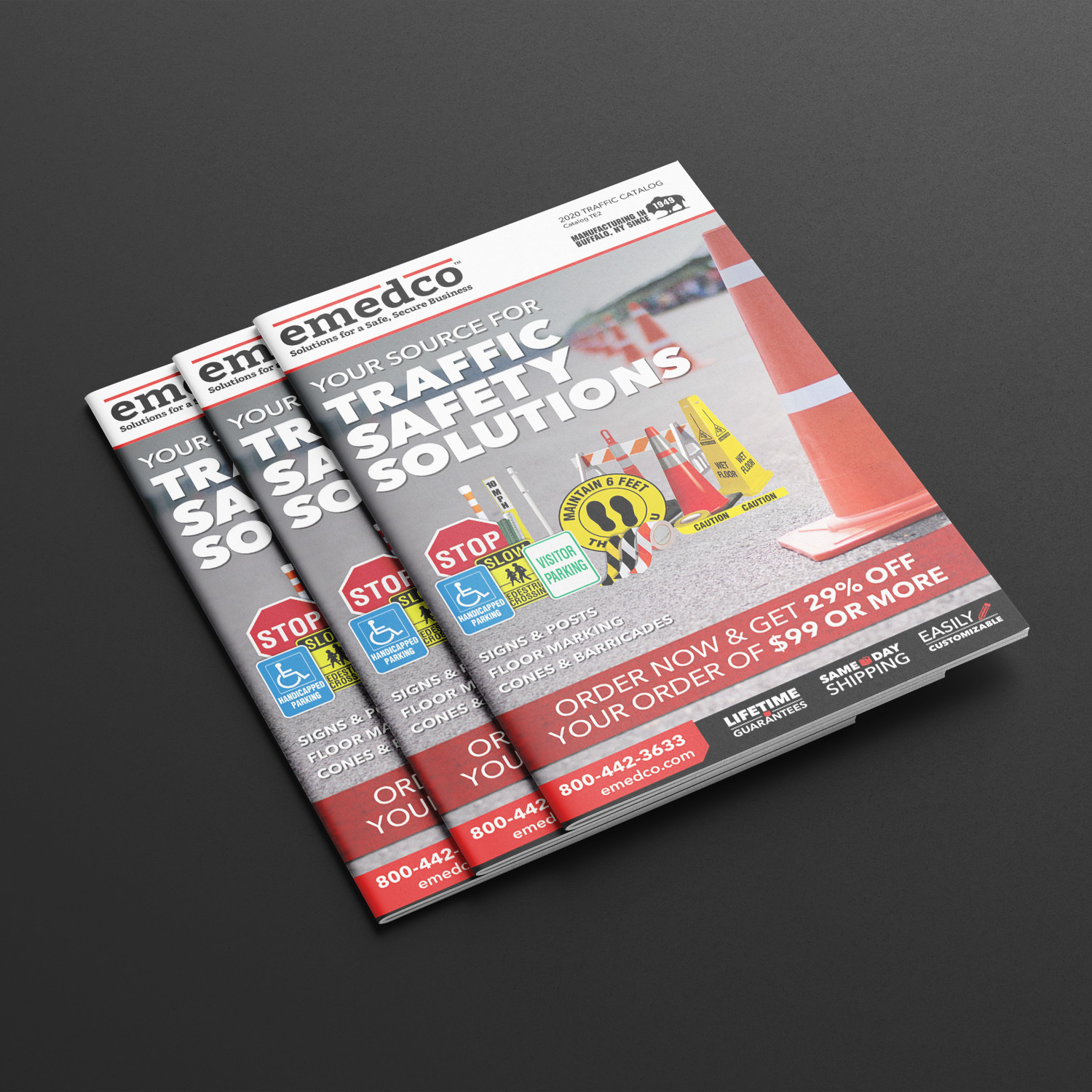 Emedco TE2 Catalog Mockup